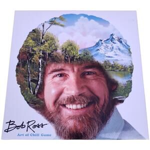 Bob Ross Game The Art Of Chill for 2-4 Players Ages 12+ Game Night Complete